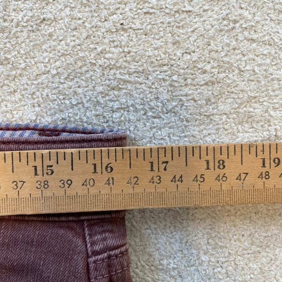 Tommy Hilfiger Classic Skinny Jeans Womens 6 Burgundy Wine Red Mid Rise Stretch - Picture 6 of 8